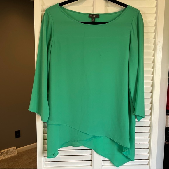 The Limited Asymmetrical Tiered Blouse - Picture 1 of 14